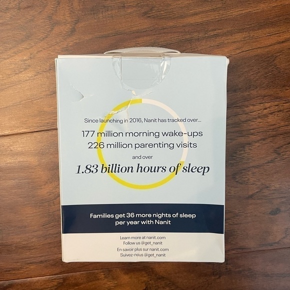 NWT Nanit Lap Shoulder Bodysuit Size NB - Picture 2 of 2